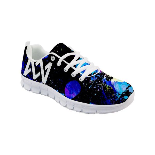 

thikin spring flat shoes with 2020 marcus and martinus print sneakers fans gift pretty mesh footwear daily custom shoes lace-up, Black