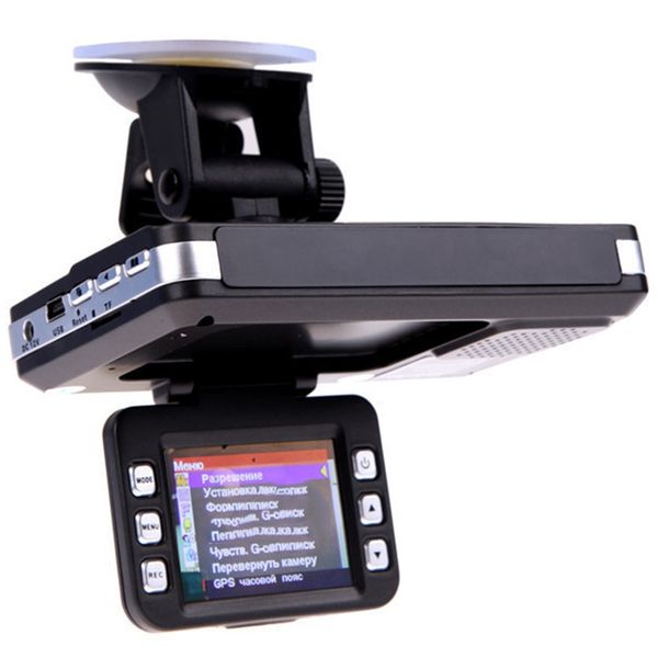 

2 в 1 анти-детектор автомобильный видеорегистратор камера flow detecting 720p dash cam car-detector recorder видеокамера русский английский