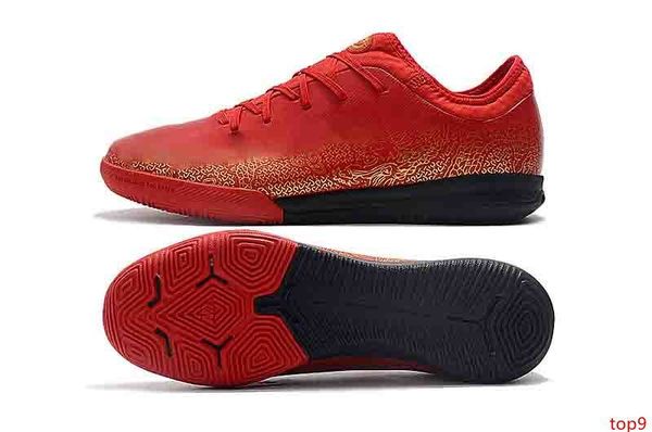 

новые мужские низкие футбольные бутсы cristiano ic indoor football boots mercurial vaporx xii academy ic tf soccer cleats turf mercurial cr7