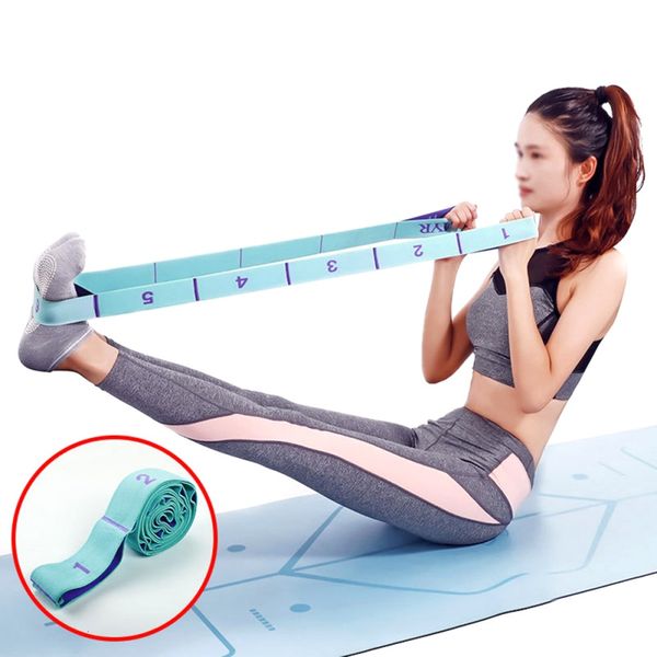

resistance bands yoga pull belt waist elastic stretch ring pilates fitness band