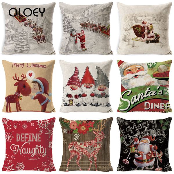 

new christmas pillowcase santa elk pillowcase bedside pillow linen super soft home l bed decoration . pillow case