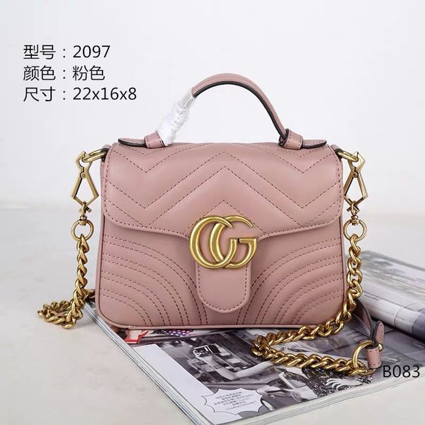 

2019 famou de igner women handbag new letter houlder bag genuine leather me enger bag luxury addle bag ladie pur e tag 17