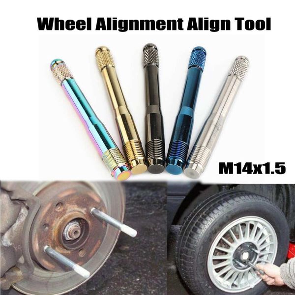 

universal car wheel alignment stainless steel align tool camber castor strut tire repair tools aligning studs positioning tool