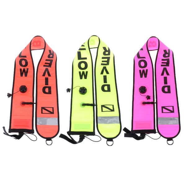 

150cm scuba diving inflatable safety tube diver below signal marker buoy diving buoy for water sports