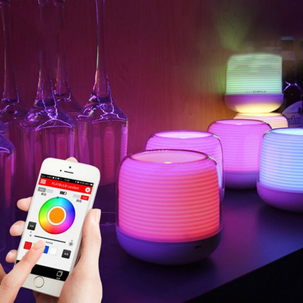 

brelong smart bluetooth app спальня зондирование атмосфера свет ночной свет многоцветный атмосфера свет 1 шт