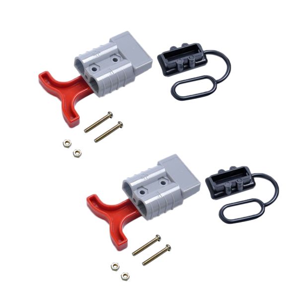 

truck power connector with t handle dustproof cover gray