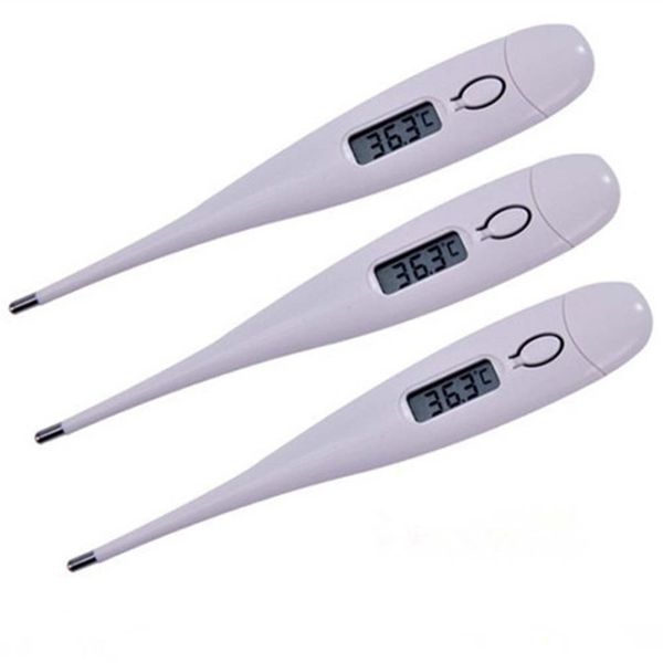 

white digital electronic thermometer lcd home & baby body temperature child household temperature gauge