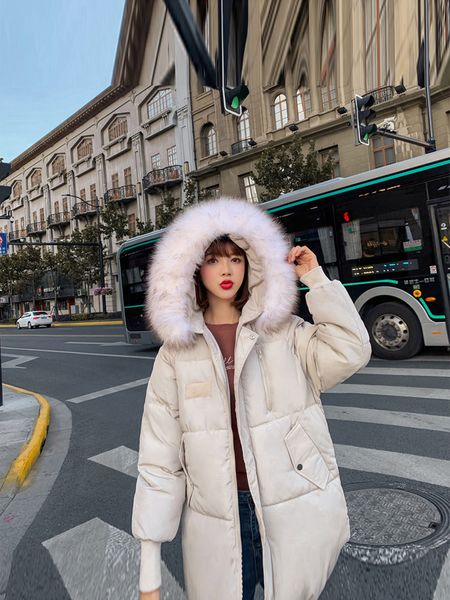

back season cotton-padded clothes woman bread serve easy 2019 down cotton winter loose coat woman tide ins exceed fire, Black