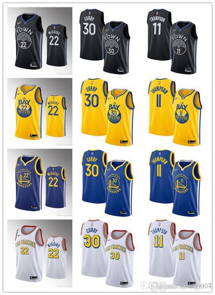 

men women youth golden state warriors 22 andrew wiggins 11 klay thompson 30 stephen curry custom basketball jersey, Black;red