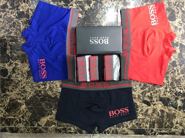 

новый дизайнер мужские боксеры нижнее белье мужские шорты трусы мужские роскошные сексуальное нижнее белье повседневная человек дышащий мужс, Black;white