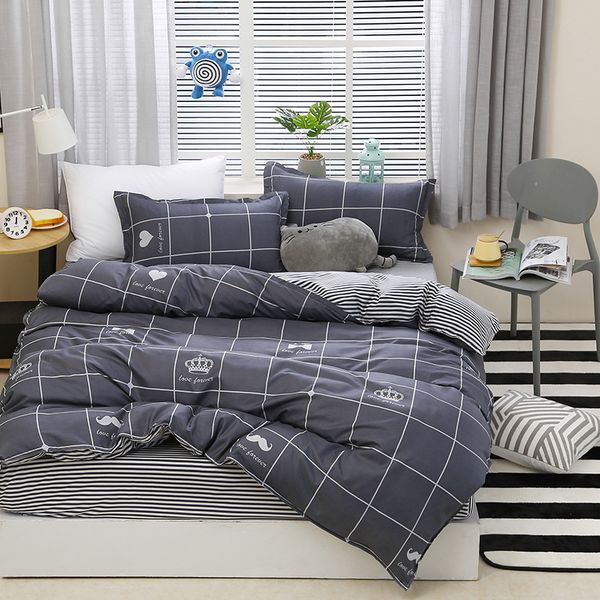 Adult Soft Comfortable Duvet Cover Bedding Set Quilt Comforter