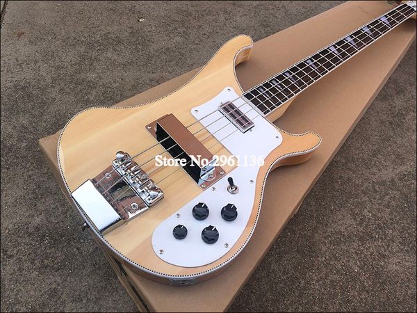 

2019 electric guitar, ricken 4003-4 strings bass guitar,natural color, ing