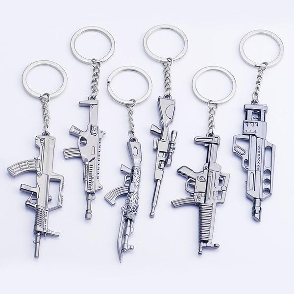 

counter strike fivesevem pistol keychain weapon model gun keychain alloy 12cm llavero chaveiro jewelry
