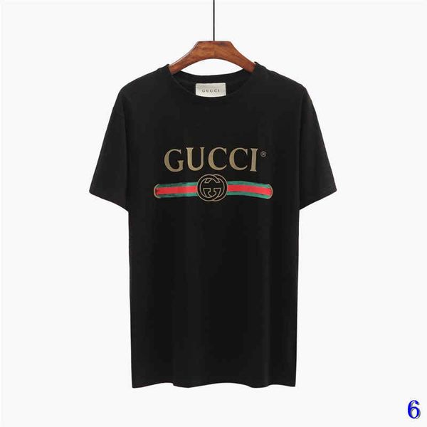 

mens designer t shirts brand fashion tees breathable loose shorts sleeves striped letter print luxury t shirts summer6, White;black