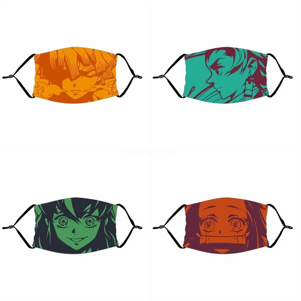 

triple lack tiger fa mask cartoon print cureocas con pantalla ultraviolet proof wasale running riding ike protective xtv#812#182, Black