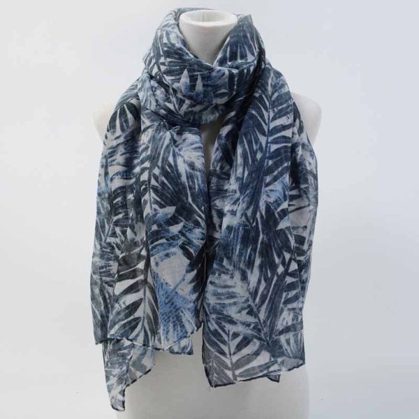 

nation mianma wind scarf will size printing keep warm shawl scarf, Blue;gray