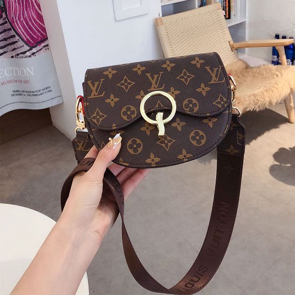 

2020 new designer luxury handbags purses women shoulder leather brand fashion saddle bags come with box