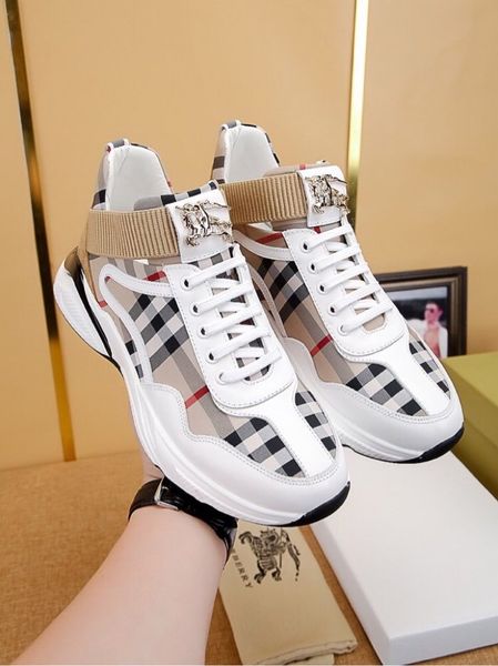 

the latest star of the same style, high-end luxury men's casual sneakers vintage design style platform men's shoes size: 38-45 guy, Black