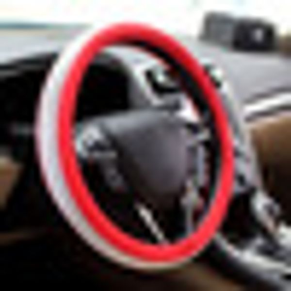 

skidproof auto car steering wheel cover pu leather wiht bling rhinestone 38cm