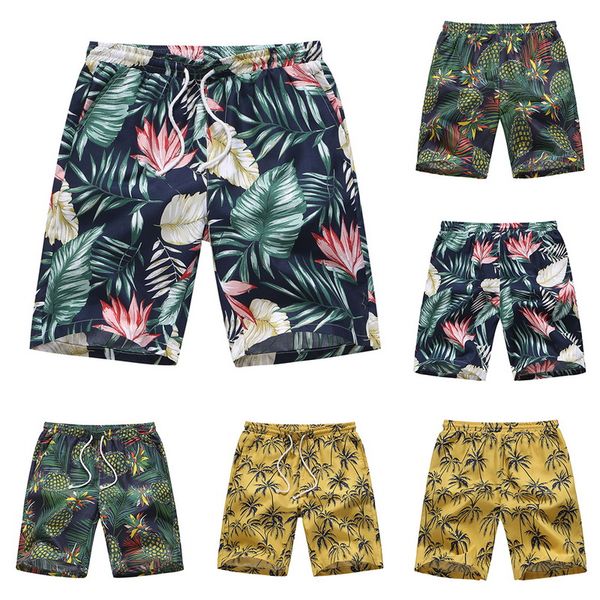 

heflashor 2019 mens print beach shorts summer swimming surf wear board shorts beach boardshorts trunks pantalonetas hombre, White;black