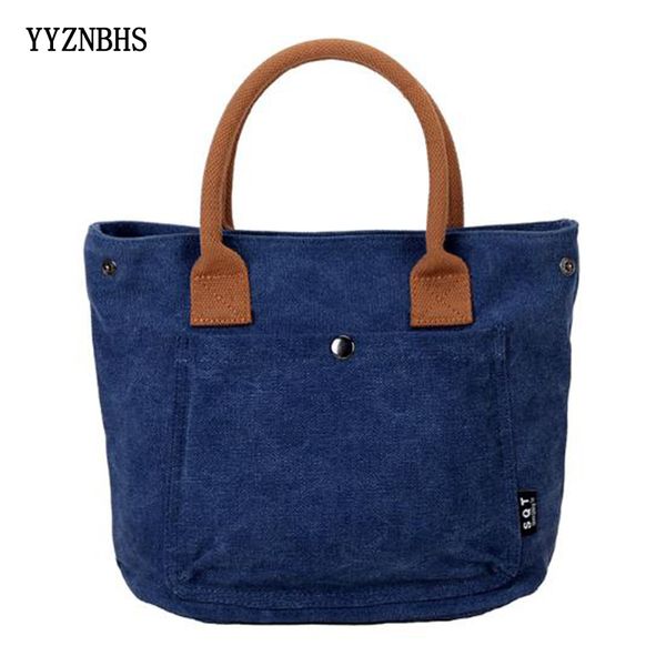 

canvas handbag for women high density canvas bag casual tote bags ladies hand bags solid shopping handbags black beach bag