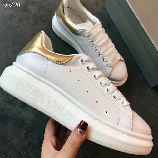 

men platform casual shoe shoe fashion shoes breathe men leather lace up chaussures oversized sole sneakers white black size 39-44
