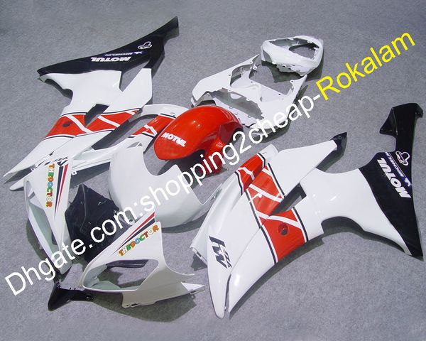 Motocicleta Fit Peças para Yamaha Fairing YZF-R6 2008 2009 2010 2011 2012 2013-2016 YZFR6 YZF R6 YZFR600 Moto Fairings Kit (moldagem por injeção)