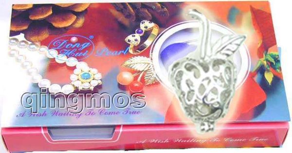 

popular gift sale one box appale pendant pearl necklace set waiting come true-3622_8 wholesale/retail, Silver