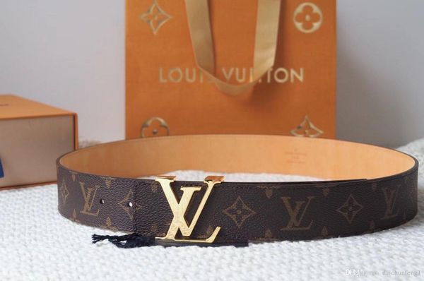 

fashion silver buckle brown letter canvas women belt with box real leather belts mens belts m9608, Black;brown