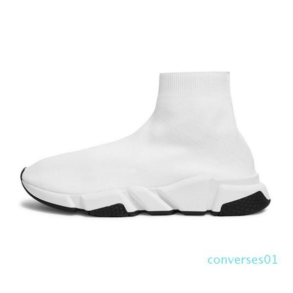 

sock designer speed trainer brand shoes black white red flat fashion socks boots sneakers trainers runner size 36-45 co01