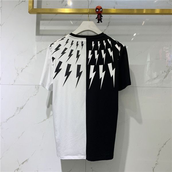 

a1wholesale luxury t-shirt hip-hop fashion printing men's designer t-shirt short sleeve high-quality men's and women's t-shir, Gray;blue