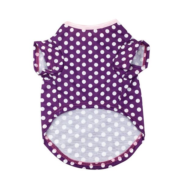 

spring and summer pet dog t-shirt teddy dog comfortable breathable printed dog clothes jacket cat clothes vest