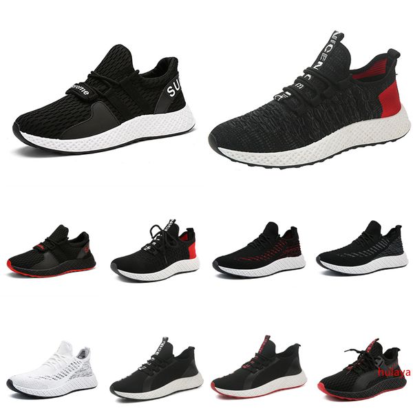 

running shoes for men triple black white red chaussures hommes breathable mens trainers athletic sport sneakers zapatos 39-44 style 4