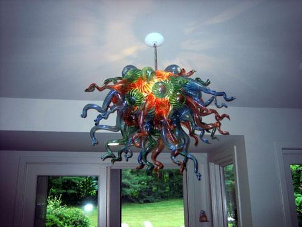 

100% mouth blown ce ul borosilicate murano glass dale chihuly art living room pendant modern home lighting decoration