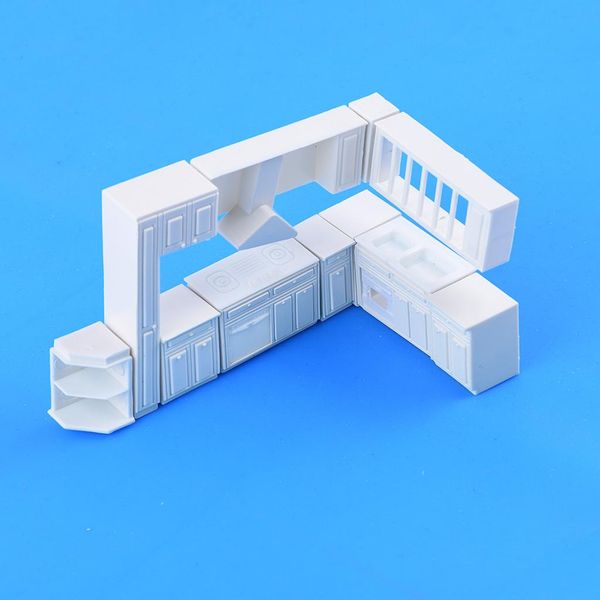 

1:25 dollhouse miniature kitchen furniture model kitchen cabinet diy