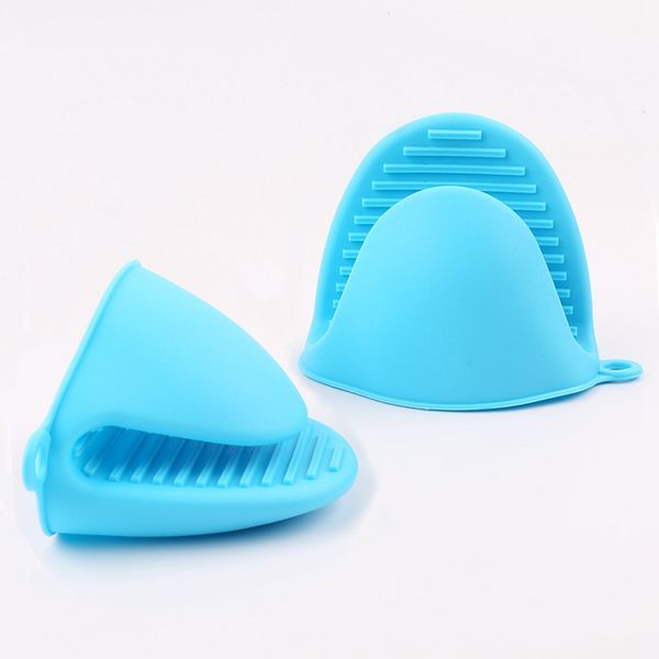 

kitchen silicone heat resistant glove clip insulation non stick anti-slip pot holder clip cooking baking oven mitts kitchen tool vt0414