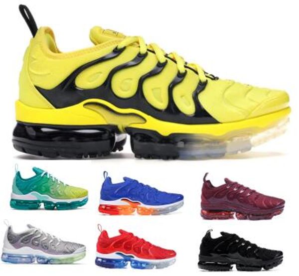 

designers tns plus trainers running shoes sneakers 2019 tning maxes neon airing bumblebee olympic chaussures requin mens womens femme shoes