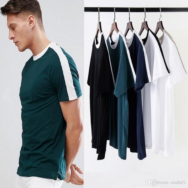 

новые мужские high street style с коротким рукавом tshirts bieber тот же вид городского ветер модные casual tee, White;black