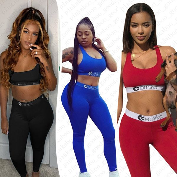 

women tracksuit bras vest + pants leggings 2 piece set beachwear solid push up crop sports suit sportswear d52104, White;black