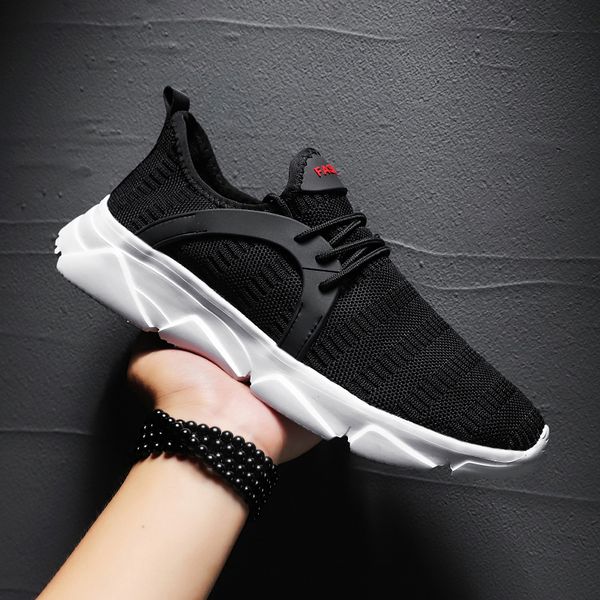 

mens athletic footwear comfortable breathable air mesh running shoes super light men sneakers zapatos big size