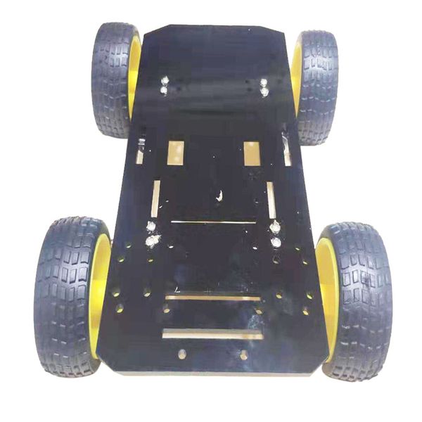 

4 wheel robot smart car chassis kits with speed encoder for diy