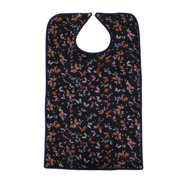 

waterproof mealtime bib protector aid - butterfly