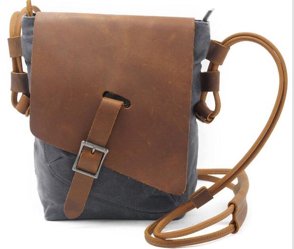 

2019 men samll waterproof canvas cross body bags male canvas shoulder bag student messenger bags crossbody for men high q
