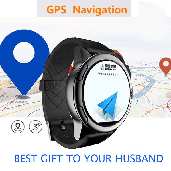Nuovo prodotto IP67 Navigazione gps impermeabile per auto 2g 3g 4g sim card Smart Watch supporto google map Fotocamera GPS Frequenza cardiaca smartwatch