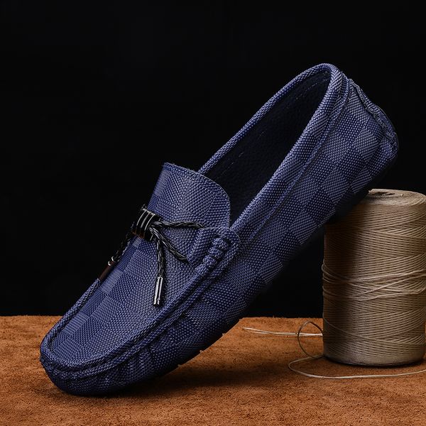 

cimim brand business men casual lazy driving shoes genuine leather fashion comfortable men's flat shoes italy office loafers, Black