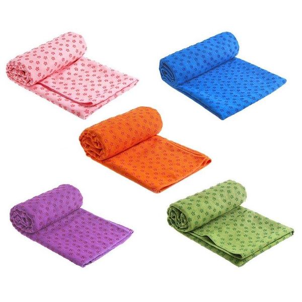 

nonslip cotton yoga mat rug plum dot resin towel blanket for sprot exercise