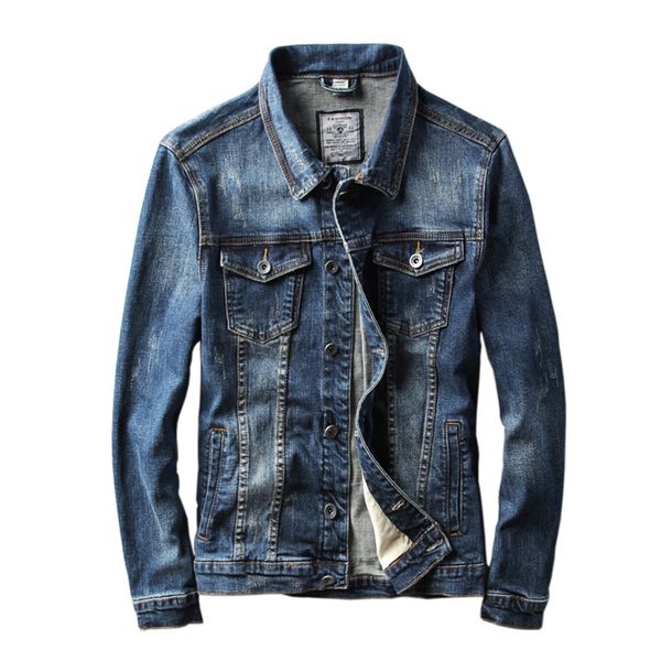 

brand clothing spring mens denim jacket casual fashion men bomber baseball jackets men's jean jacket chaqueta hombre, Black;brown