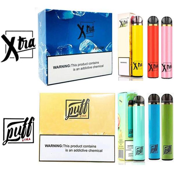 

Новая СЛОЙКА XTRA XTRA Одноразовый Vape Pen 1500 пуфы Предварительно заполненные картриджи одноразовых 5,0 мл Электронных сигареты Starter Kit Puff Bar Plus устройство