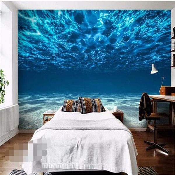 

deep sea painting p wallpaper ocean scenery large mural bedroom kids room background wallpaper for wall home decor