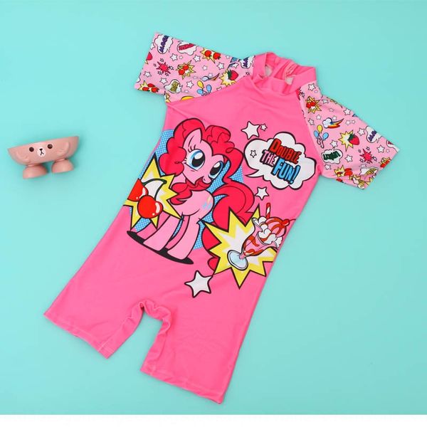 

vg3d9 children's one-piece swim swimming trunks swimsuit girl's cartoon cute middle and large children's student baby quick-d, White;black